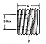 2222 Pipe Plug Adapter